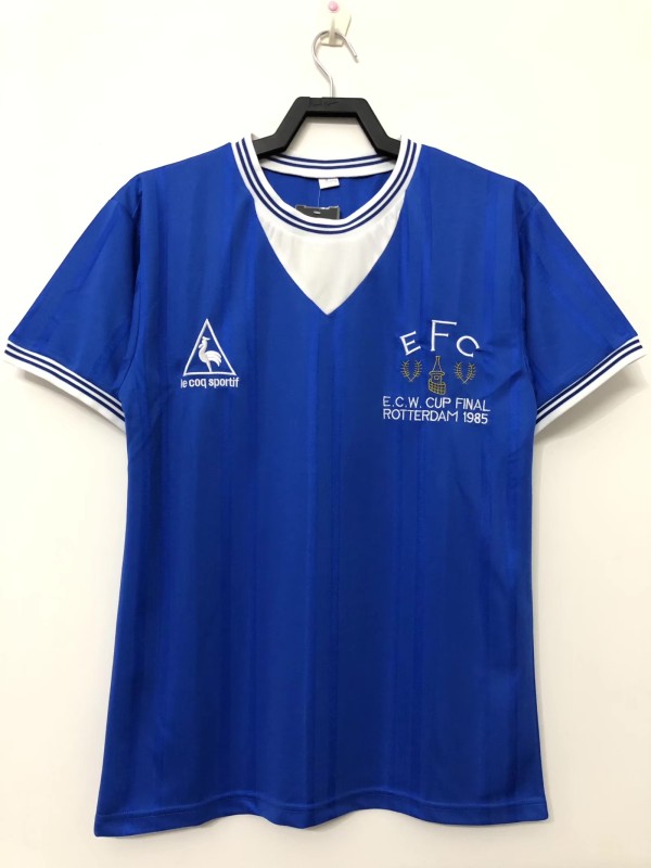 Retro Everton Home 1:1 Quality Soccer Jersey  1985