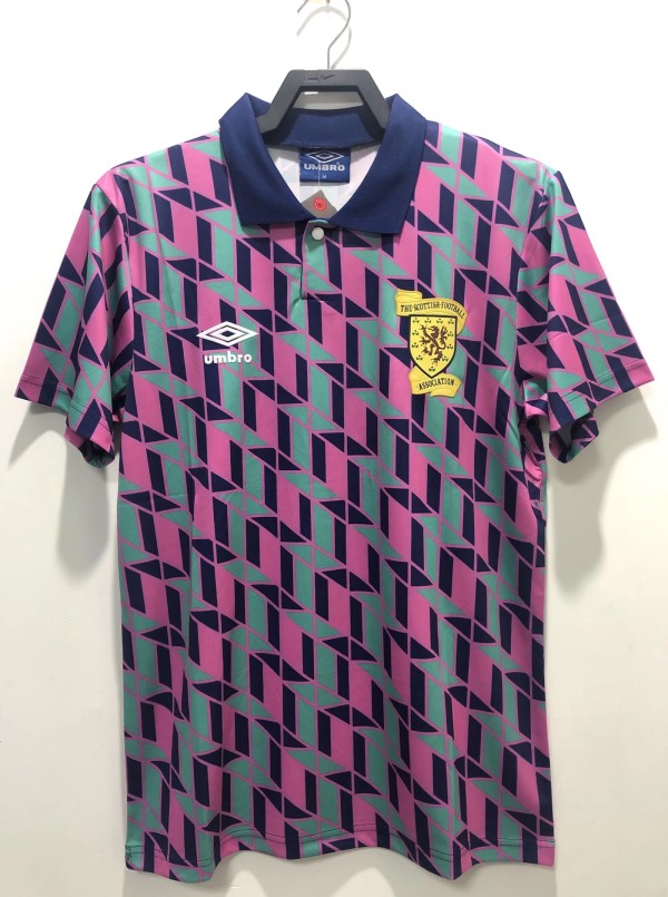 Retro England Away 1:1 Quality Soccer Jersey   1988
