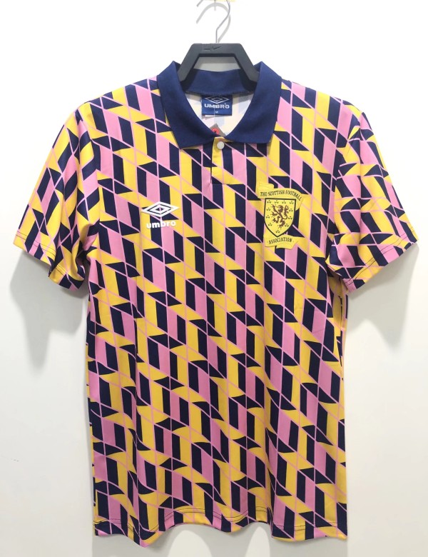Retro England Away 1:1 Quality Soccer Jersey   1988