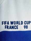 Retro France Away long  1:1 Quality Soccer Jersey  1998