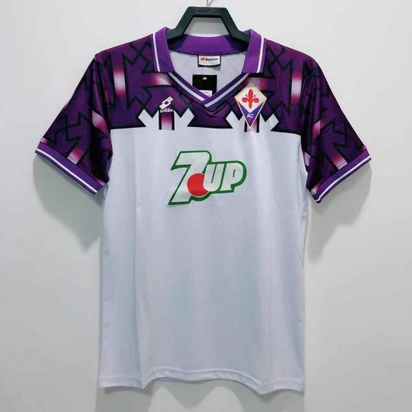 Retro Florence  away 1:1 Quality Soccer Jersey    1992-1993