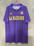 Retro Florence home 1:1 Quality Soccer Jersey    1989-1990