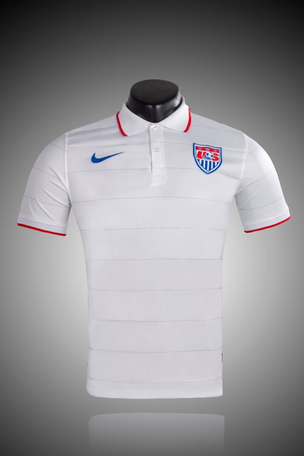 Retro America home Fans 1:1 Quality Soccer Jersey  2014