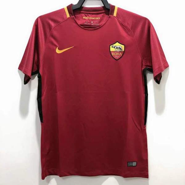 Retro Roma Home 1:1 Quality Soccer Jersey  20017-2018
