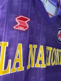Retro Florence home 1:1 Quality Soccer Jersey    1989-1990