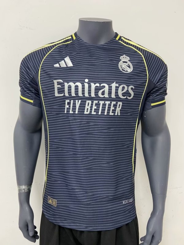 Real Madrid away  Player  1:1 Quality Soccer Jersey   25-26