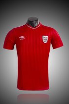 Retro England Home 1:1 Quality Soccer Jersey  1986