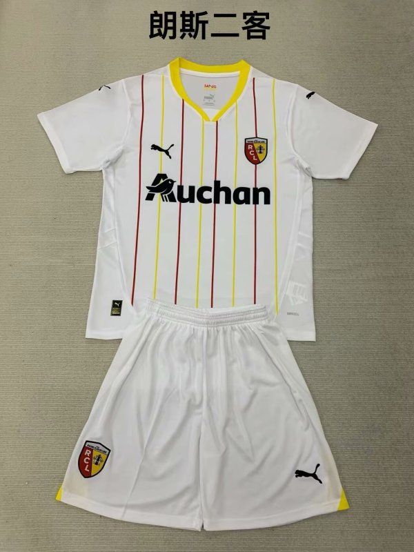LENS third away  kids  1:1 Quality Soccer Jersey   24-25