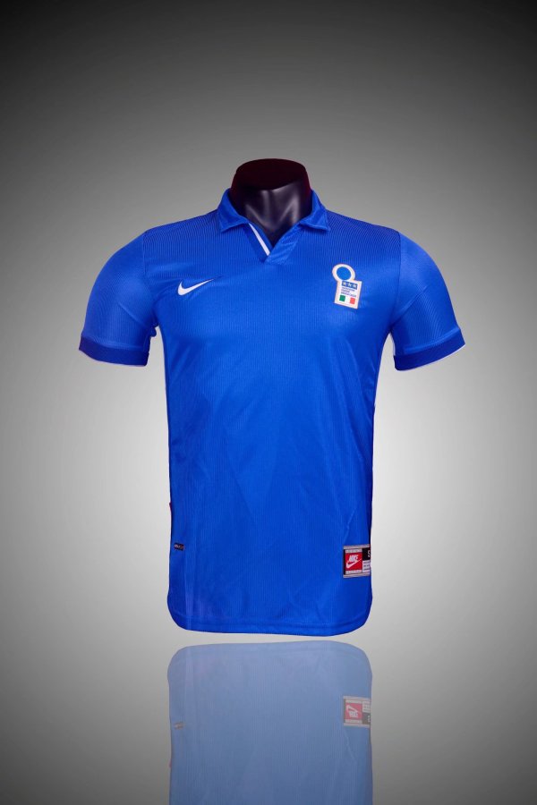 Retro Italy Home 1:1 Quality Soccer Jersey  1998