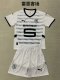 Stade Rennais away kids 1:1 Quality Soccer Jersey   24-25