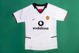 Retro  Manchester United Away 1:1 Quality Soccer Jersey  2002-2003