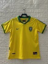 Retro Brazil  Home Fans    1:1 Quality Soccer Jersey  1997