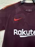 Retro Barcelona away 1:1 Quality Soccer Jersey  2017-2018