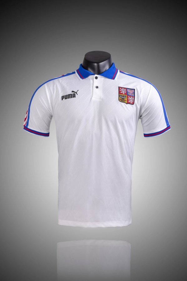 Retro Czech Republic away 1996 1:1 Quality Soccer Jersey 