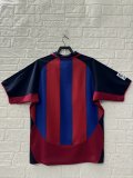 Retro Barcelona home 1:1 Quality Soccer Jersey  2002-2003