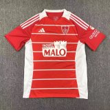 Stade Brestois home Fans 1:1 Quality Soccer Jersey    24-25 （ UEFA Champions League）