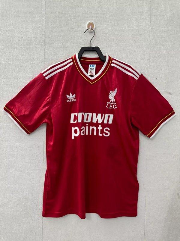 Retro  Liverpool Home  1:1 Quality Soccer Jersey  1986-1987