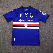 Sampdoria home Fans 1:1 Quality Soccer Jersey   24-25