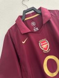Retro Arsenal Home 1:1 Quality Soccer Jersey   2005-2006