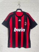 Retro AC milan home 1:1 Quality Soccer Jersey  2008-2009
