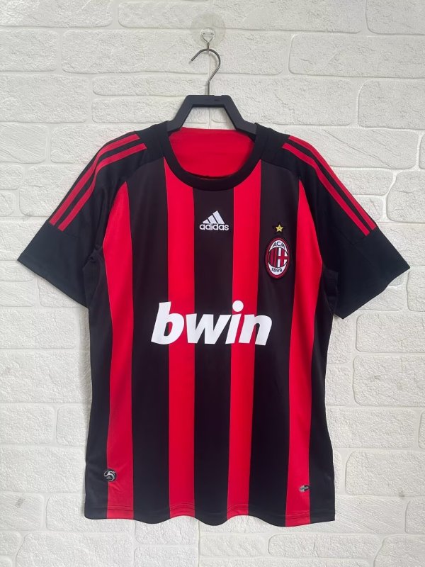 Retro AC milan home 1:1 Quality Soccer Jersey  2008-2009