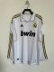 Retro Real Madrid Home Long Sleeve 1:1 Quality Soccer Jersey   2011-2012
