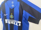 Retro Inter Milan home  Fans  1:1 Quality Soccer Jersey    2004-2005