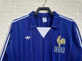 Retro France Home long  1:1 Quality Soccer Jersey   1980-1982