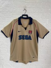 Retro  Arsenal away 1:1 Quality Soccer Jersey  2001-2002