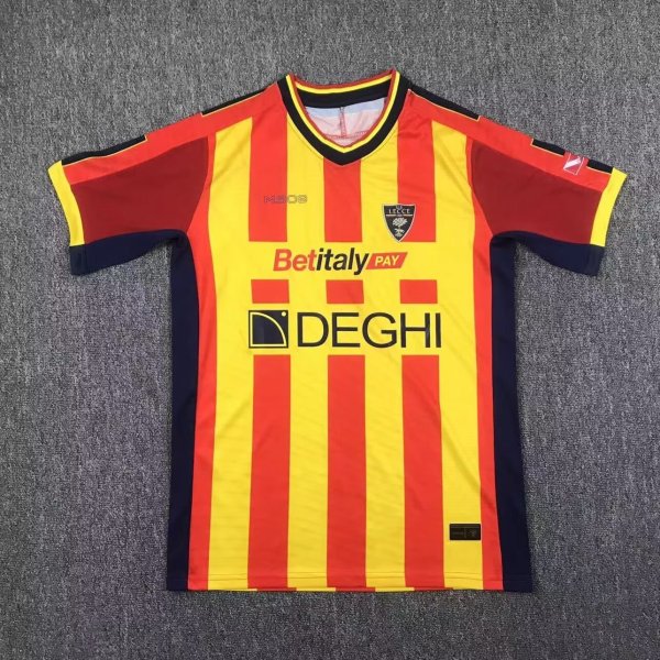 Lecce home Fans 1:1 Quality Soccer Jersey  24-25