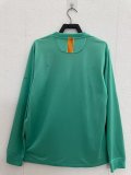 Retro Barcelona long  Away Green  1:1 Quality Soccer Jersey   2010-2011