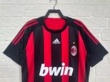 Retro AC milan long  home 1:1 Quality Soccer Jersey  2008-2009