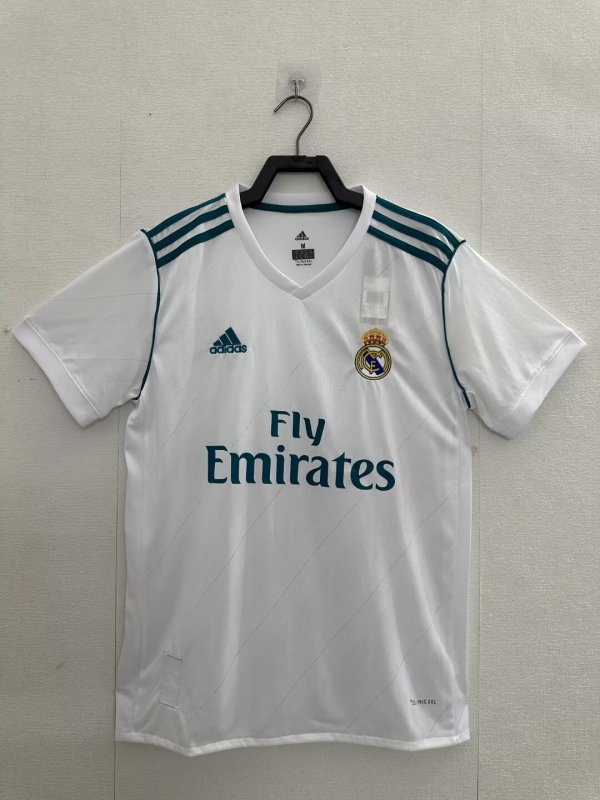 Retro Real Madrid Home 1:1 Quality Soccer Jersey  2017-2018