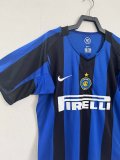 Retro Inter Milan home  Fans  1:1 Quality Soccer Jersey    2004-2005