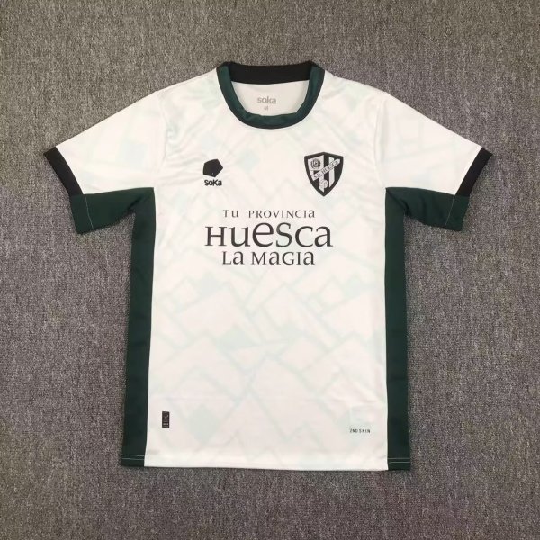SD Huesca away Fans 1:1 Quality Soccer Jersey   24-25