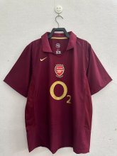 Retro Arsenal Home 1:1 Quality Soccer Jersey   2005-2006