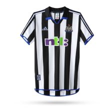 Retro Newcastle Home Fans  1:1 Quality Soccer Jersey   2000-2001