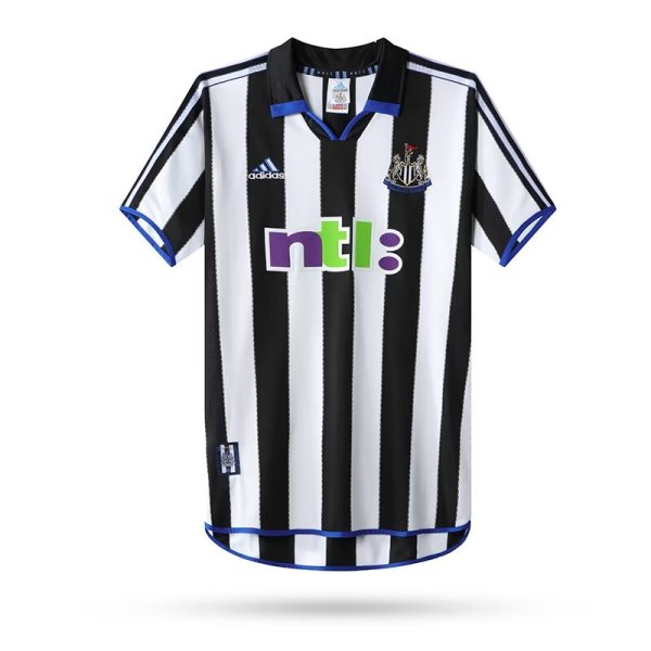 Retro Newcastle Home Fans  1:1 Quality Soccer Jersey   2000-2001