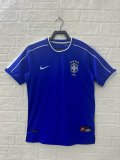 Retro Brazil Away  1:1 Quality Soccer Jersey  1998