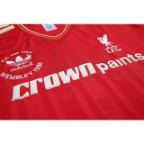 Retro  Liverpool Home  1:1 Quality Soccer Jersey  1985-1986