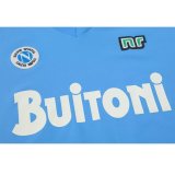 Retro Napoli Home long  1:1 Quality Soccer Jersey  1986-1987