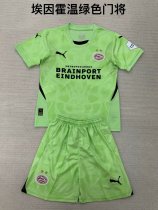 PSV Eindhoven goalkeeper kids 1:1 Quality Soccer Jersey   24-25
