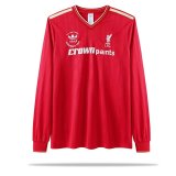 Retro  Liverpool long Home  1:1 Quality Soccer Jersey  1985-1986