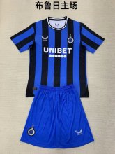 Club Brugge home  kids  1:1 Quality Soccer Jersey   24-25