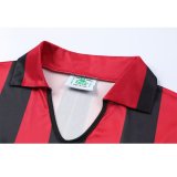 Retro Ac Home long  1:1 Quality Soccer Jersey   1988-1989
