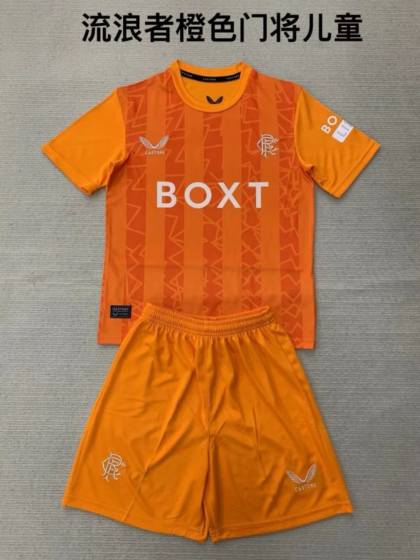 Rangers goalkeeper kids  1:1 Quality Soccer Jersey   24-25