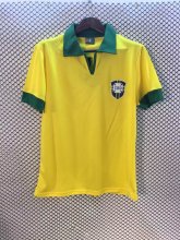 Retro Brazil Home 1:1 Quality Soccer Jersey  1962