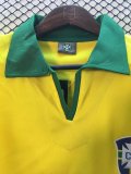 Retro Brazil Home 1:1 Quality Soccer Jersey  1962