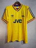 Retro  Arsenal Away 1:1 Quality Soccer Jersey  1986-1988