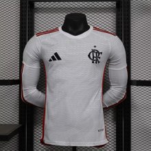 Flamenco away Long sleeves player  1:1 Quality Soccer Jersey   24-25